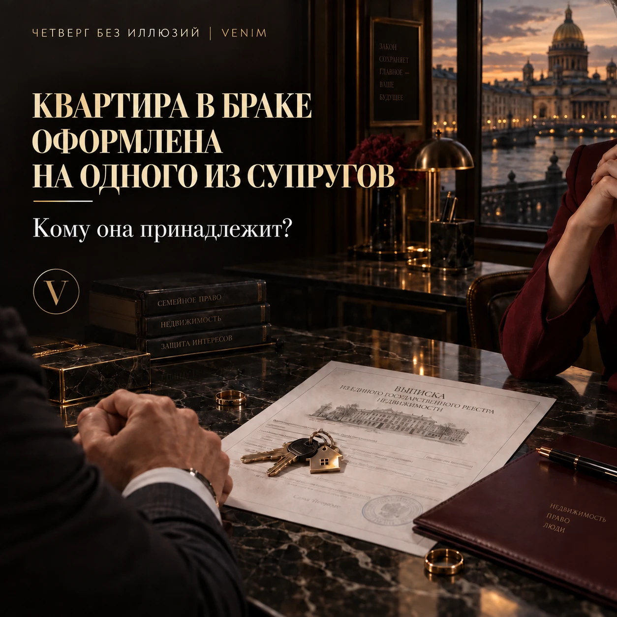 🏠 В ЕГРН одно имя, ипотеку платили с одного счёта. Значит, собственник только один?