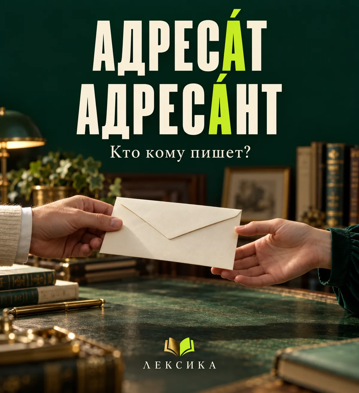 ✉️ Одна буква — и письмо идёт в другую сторону.