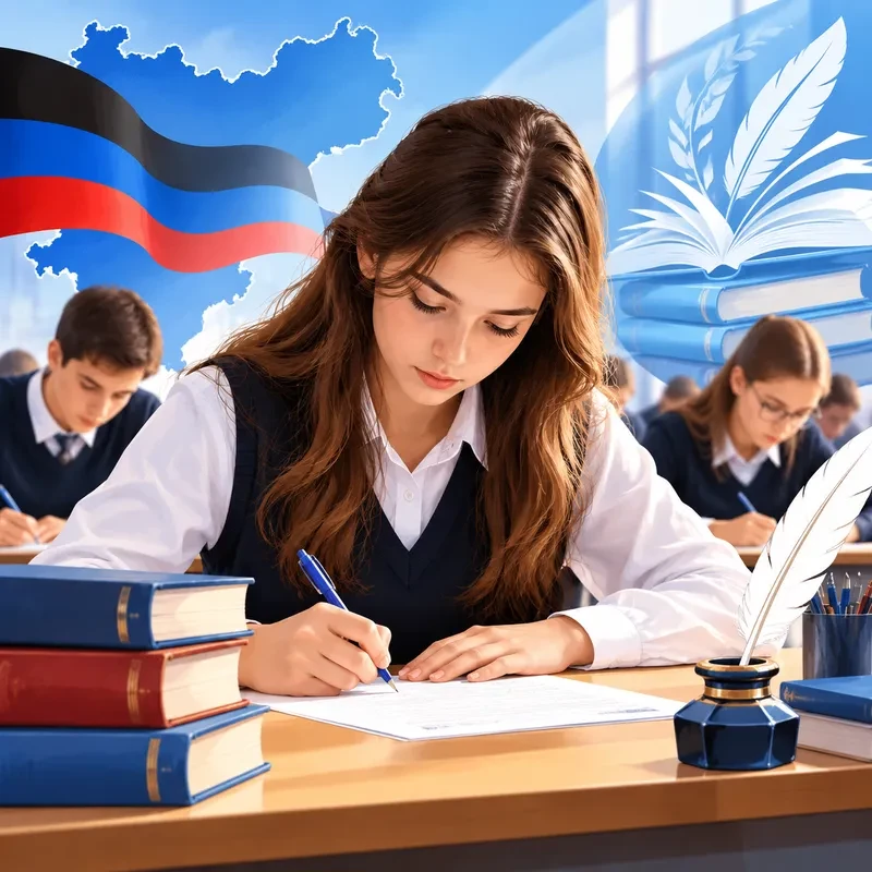 Около 35 тысяч школьников ДНР приняли участие в олимпиаде по русскому языку