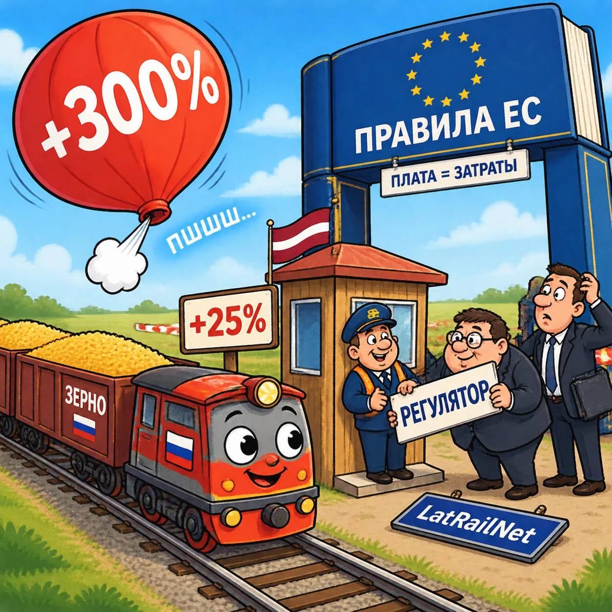 Латвия повысила тариф на транзит российского зерна на 25% вместо заявленных 300%