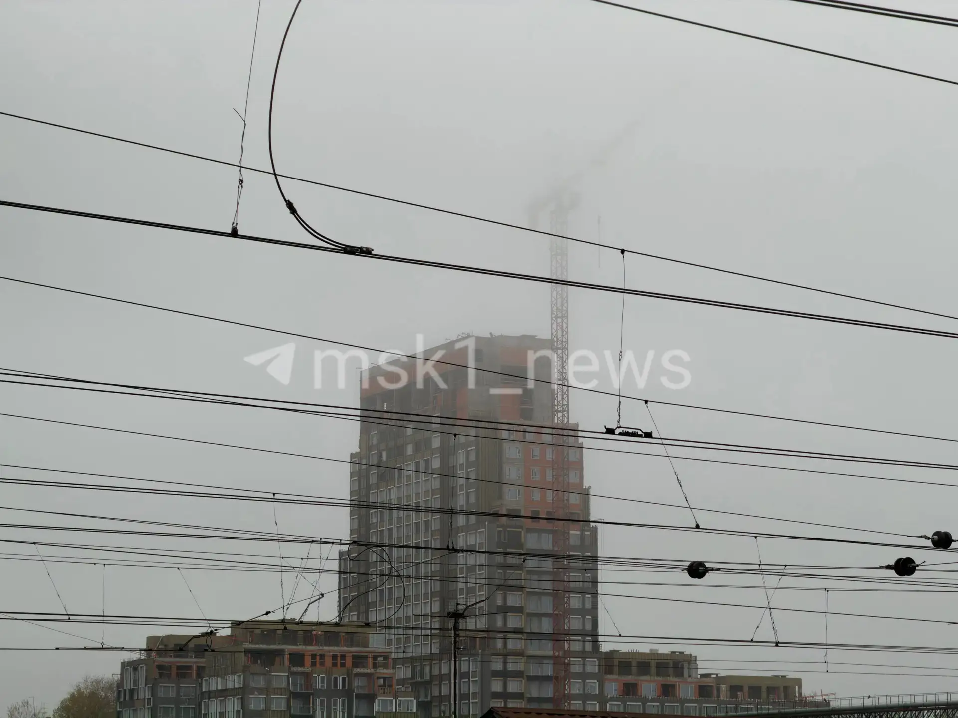 👀Москву накрыл плотный туман