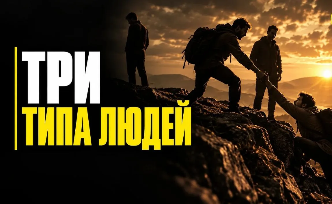 ПОМНИ ПРО ТРИ ТИПА ЛЮДЕЙ:
