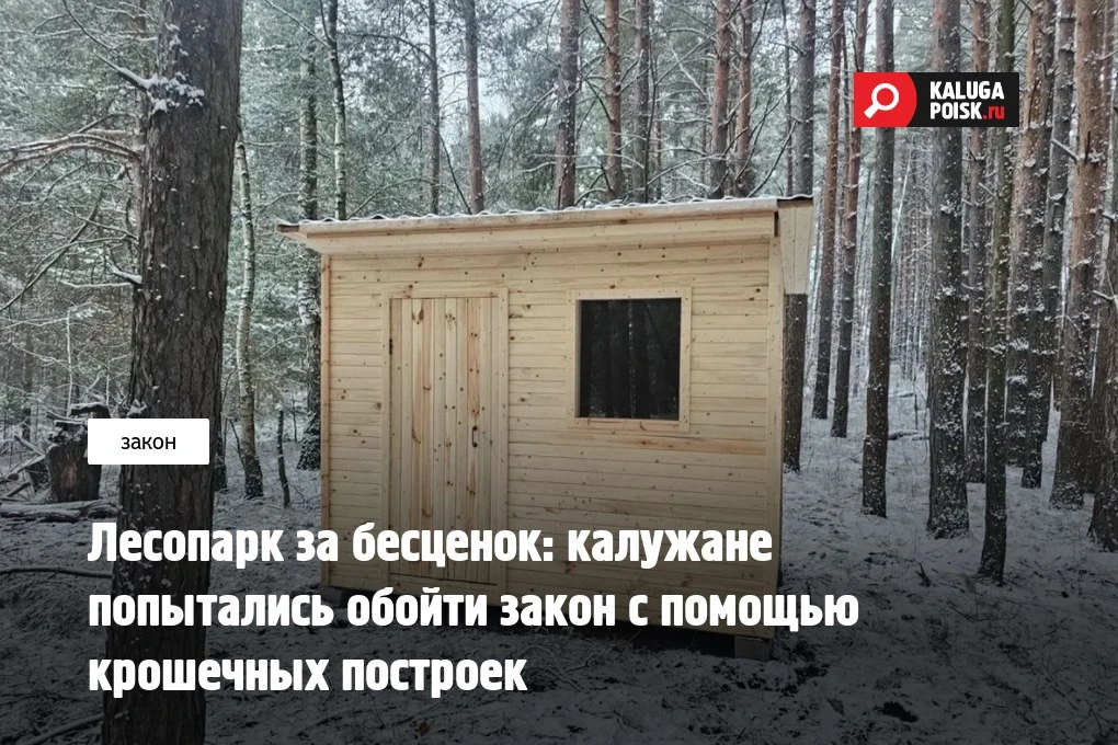 Лесопарк по цене смартфона: участки в Калужской области выкупили за бесценок, но прокур...