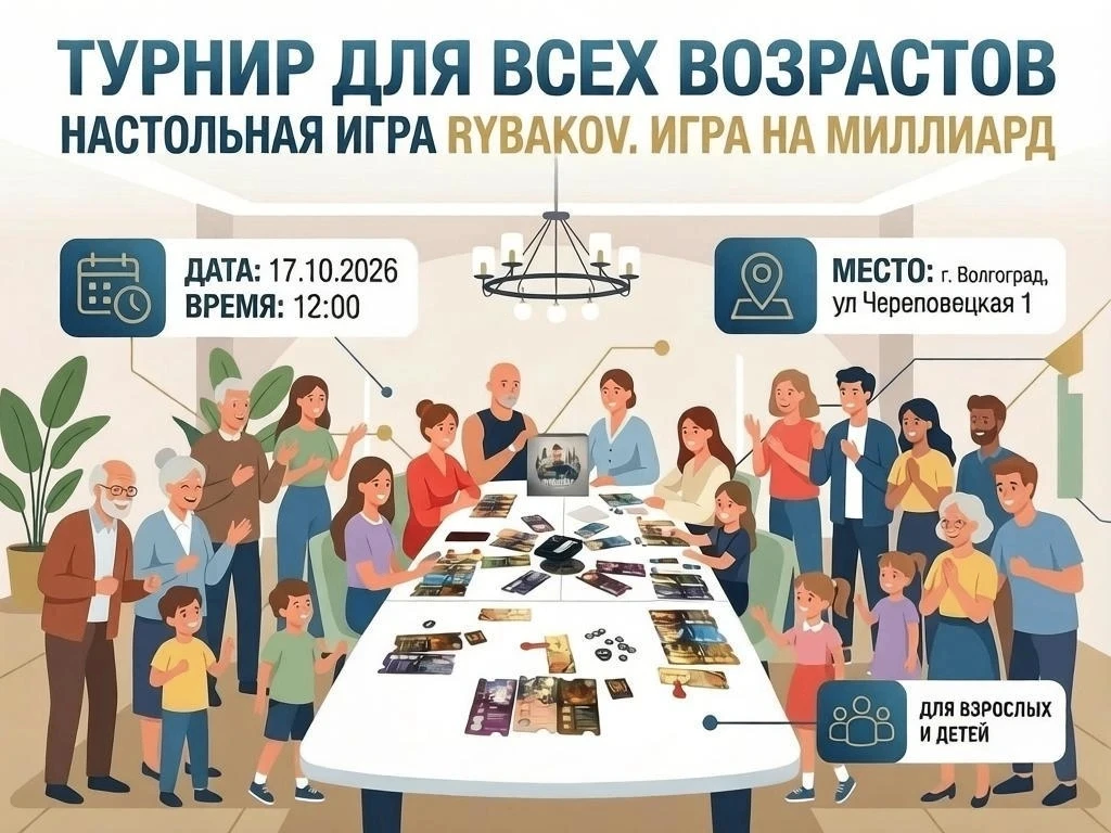 Семейный турнир «Игра на миллиард» (12+)