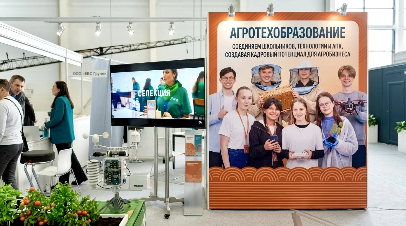 📍Школьные агротехнологии и умные фермы представили на выставке «Золотая осень»