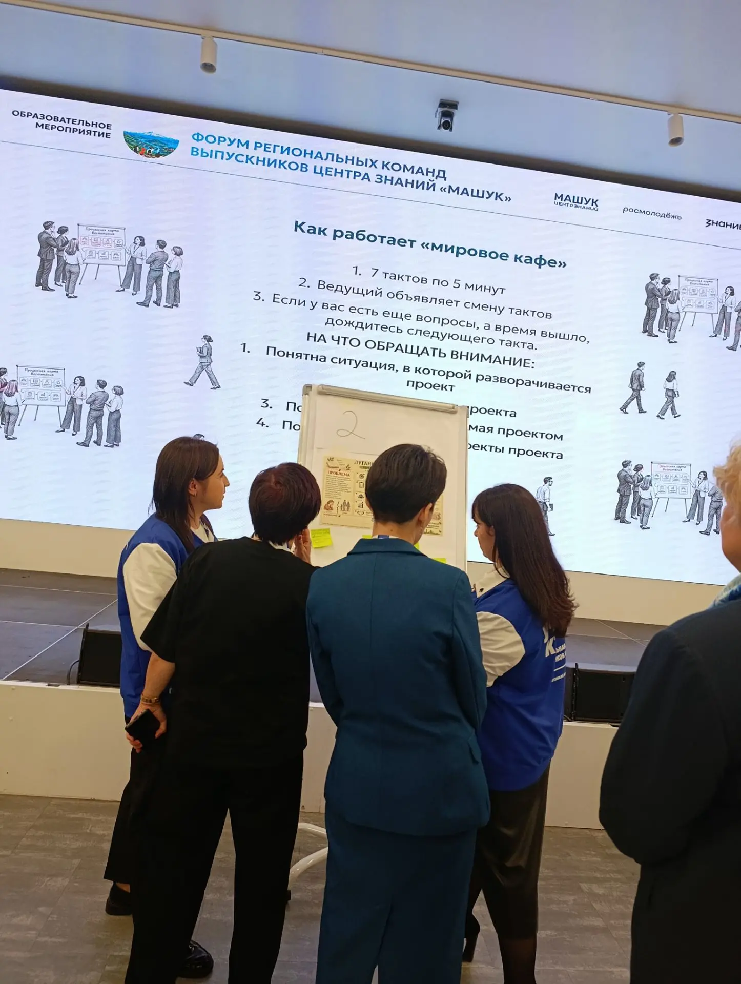 Каждая команда привезла в "Машук" 💙 презентацию проекта своего регионального образоват...