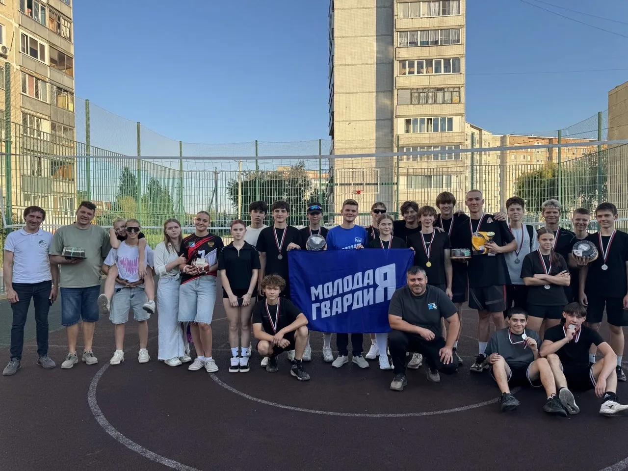 🔵 Молодогвардейцы города Бердска провели турнир по волейболу в рамках грантового проек...
