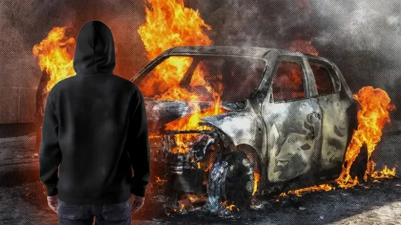 ⭕ «Поджёг по указке кураторов»: в Екатеринбурге задержали 17-летнего поджигателя полице...