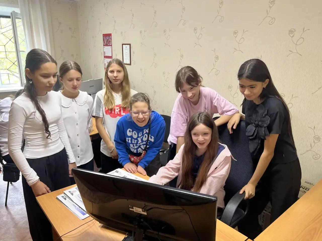 📰 Активные участники совета «Движения первых» сегодня посетили редакцию газеты «Средне...