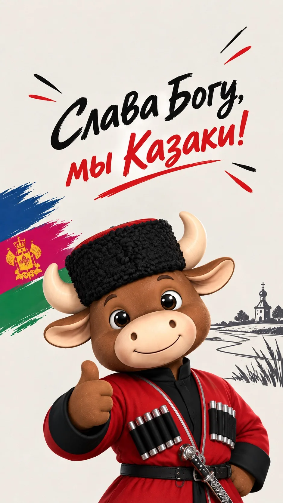 Сегодня - знаменательный день: День образования Кубанского казачьего войска!