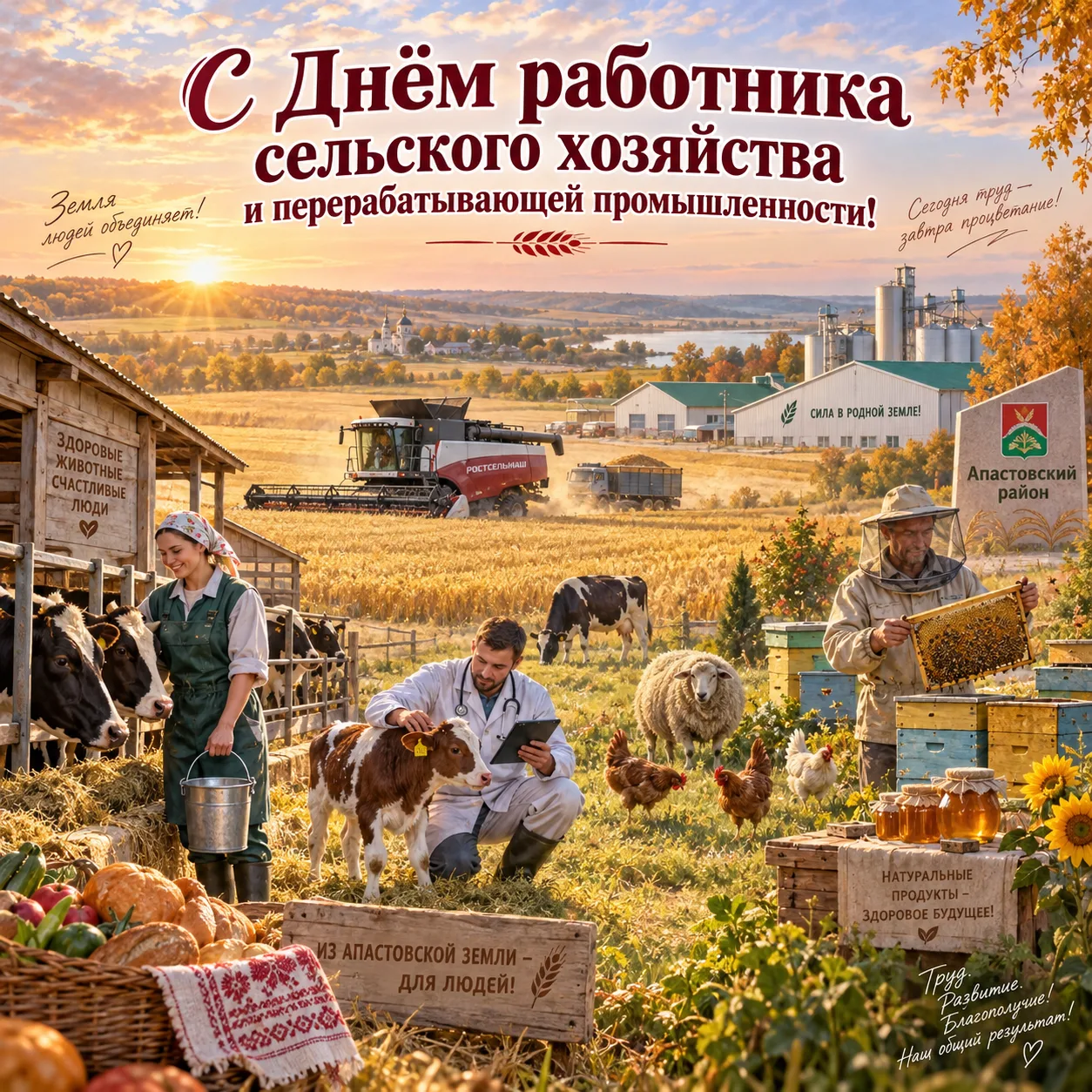 🌾 С Днем работника сельского хозяйства и перерабатывающей промышленности!