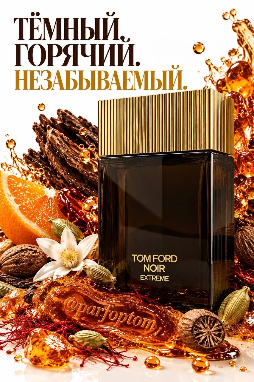 Noir Extreme Tom Ford — пряные специи, бархатные цветы и ванильный жар🖤🔥