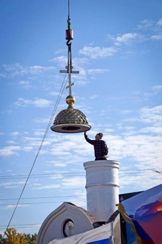 На воинском кладбище в селе Каплино под Старым Оском строят часовню во имя святого муче...