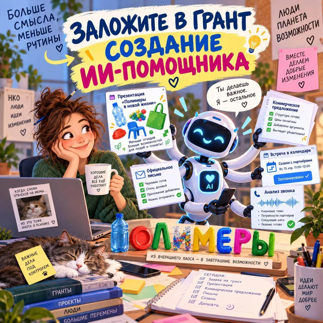 Заложите в грант ИИ-помощника. А мы вам его настроим!