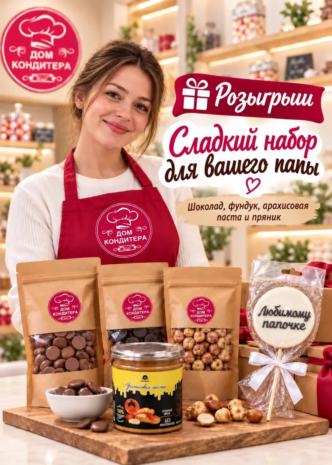 Хотите порадовать папу чем-нибудь вкусным? ❤️
