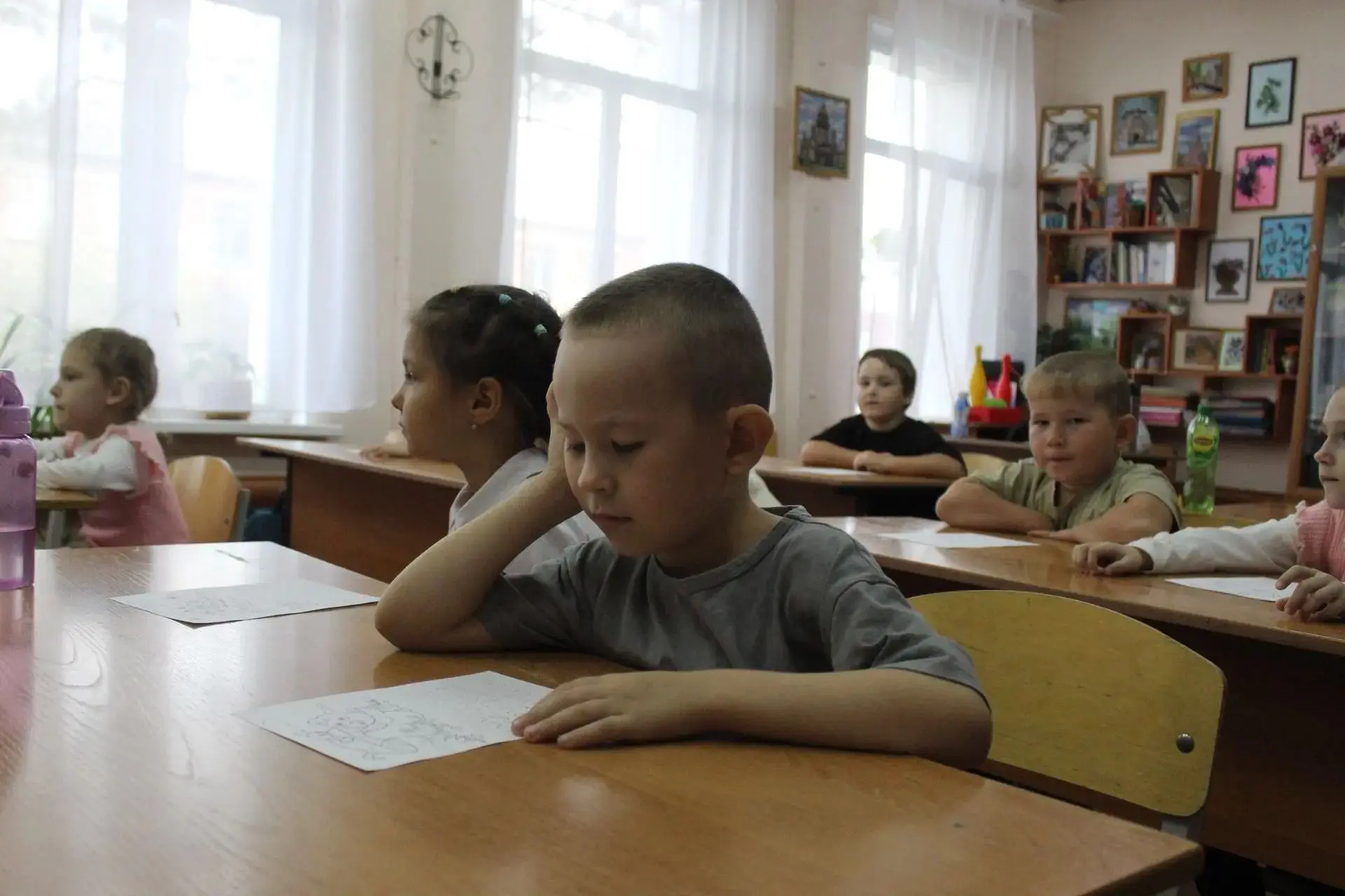 Наши будущие первоклассники, обучающиеся по программе «Ступени к школе» на один день, п...