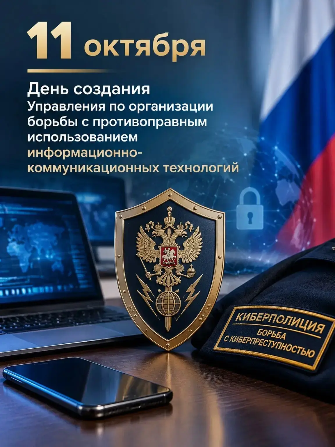 ‎11 октября — День создания Управления по организации борьбы с противоправным использов...