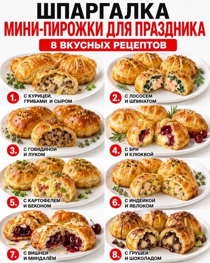 ▪️Мини пирожки