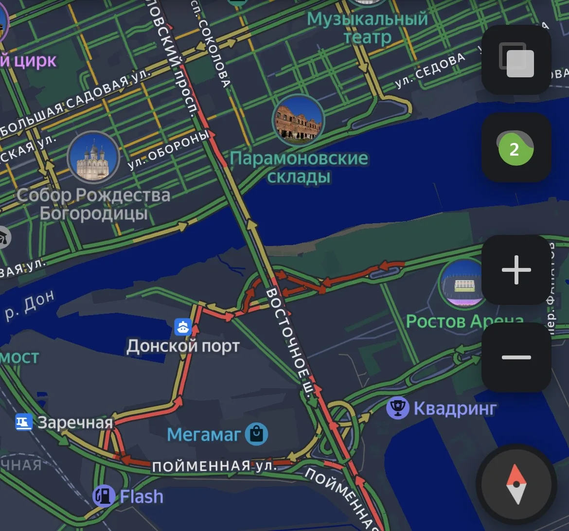 ❌🚘Въезд на мост Сиверса со стороны улицы Пойменной закрыт. При этом движение по нему н...