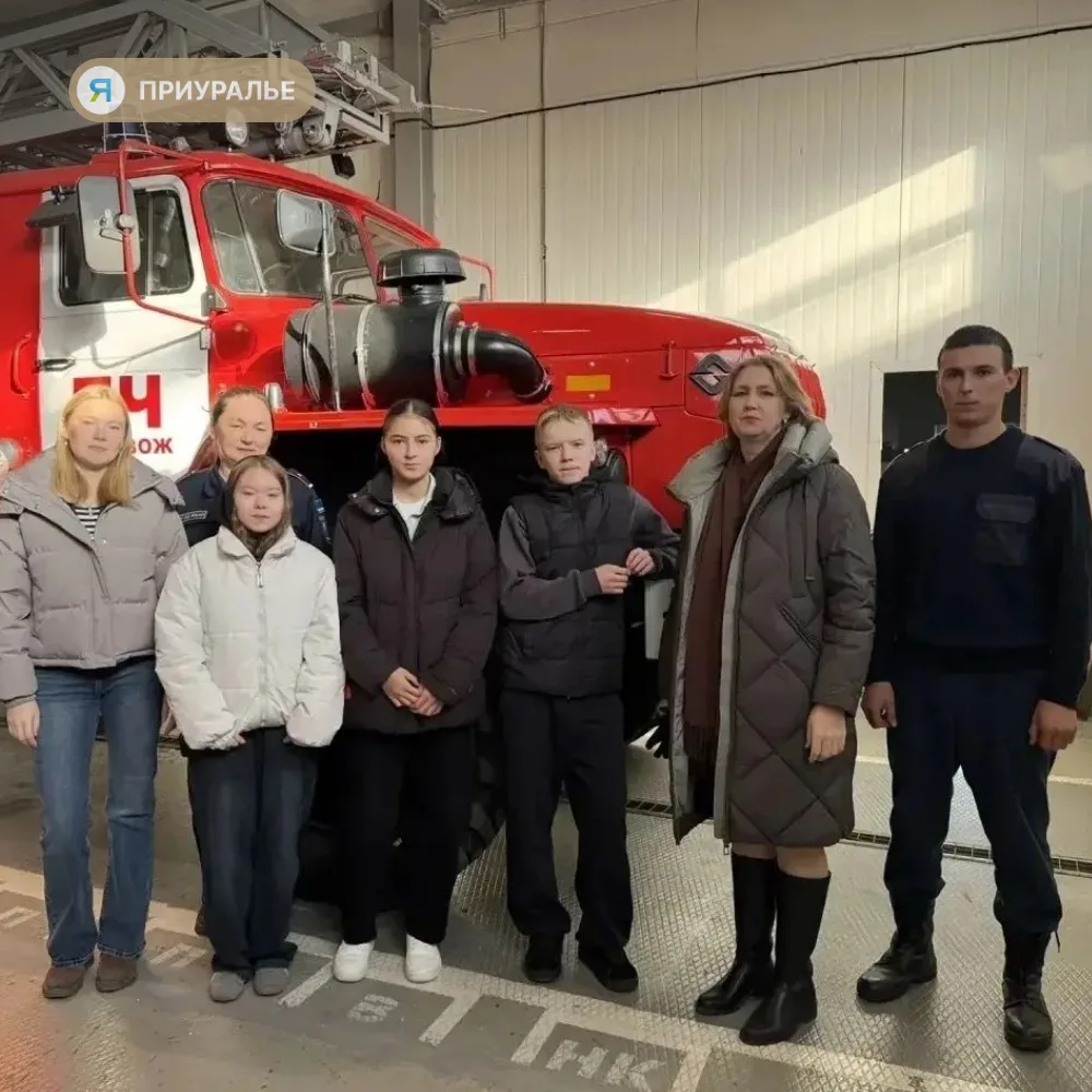 🚒Девятиклассники Катравожа примерили на себя роль пожарных