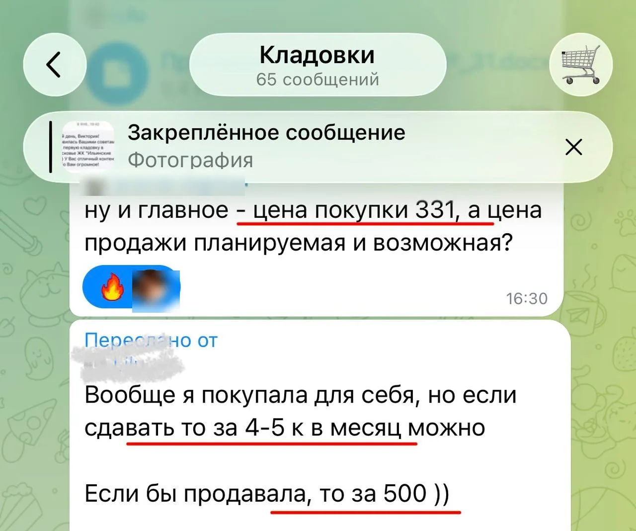 КЛАДОВКА С ТОРГОВ ЗА 331 ТР