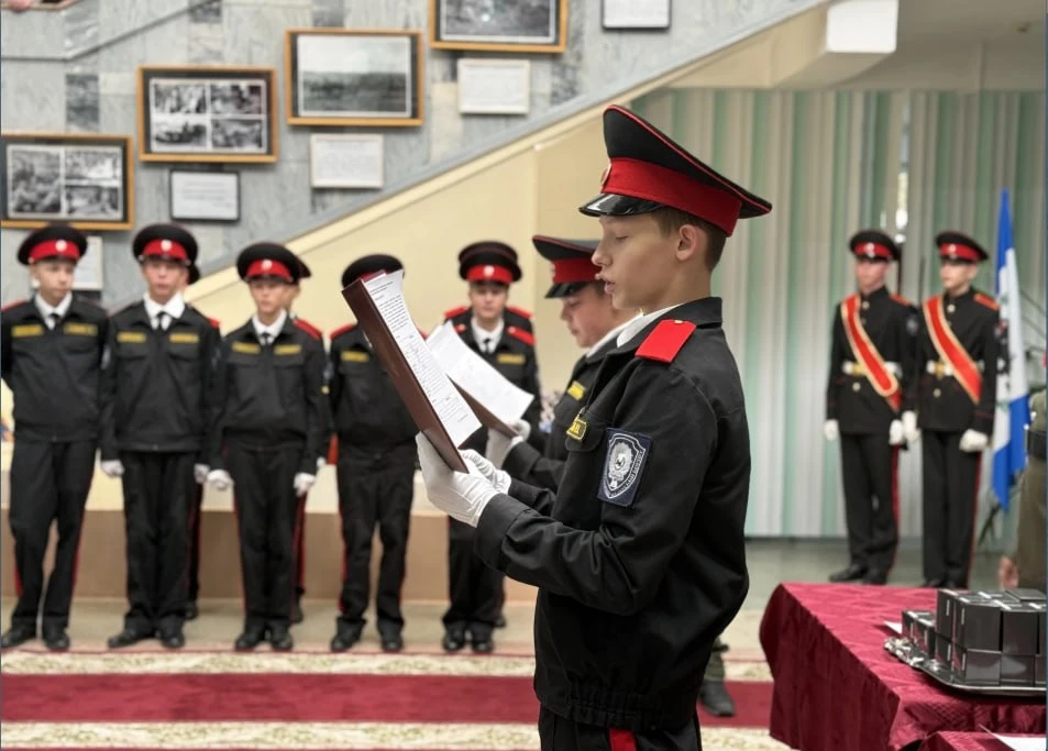 57 воспитанников Ангарского кадетского корпуса принесли клятву