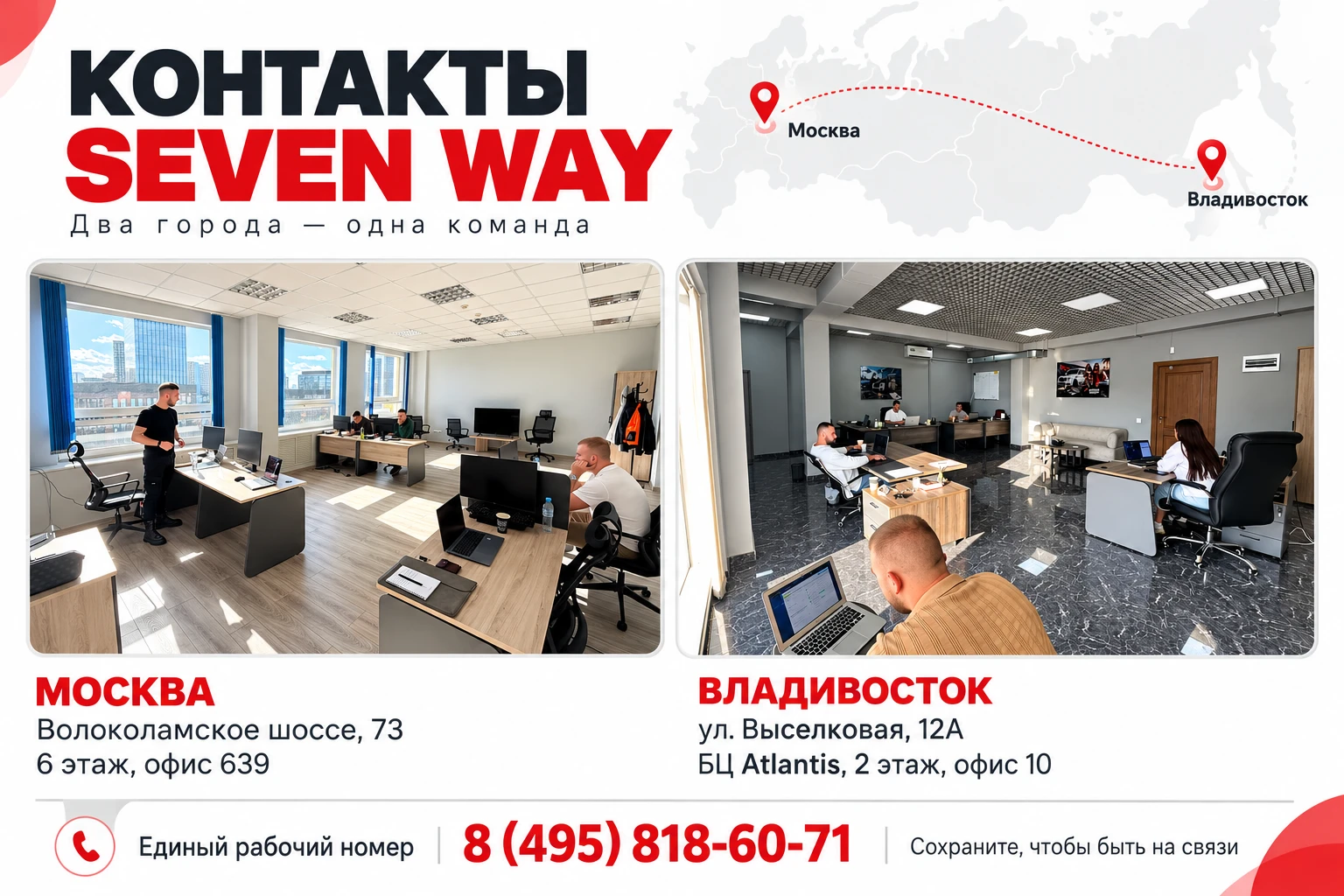 Контакты Seven Way