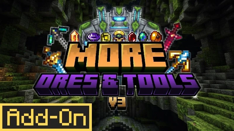 🟢 More Ores and Tools 3.0