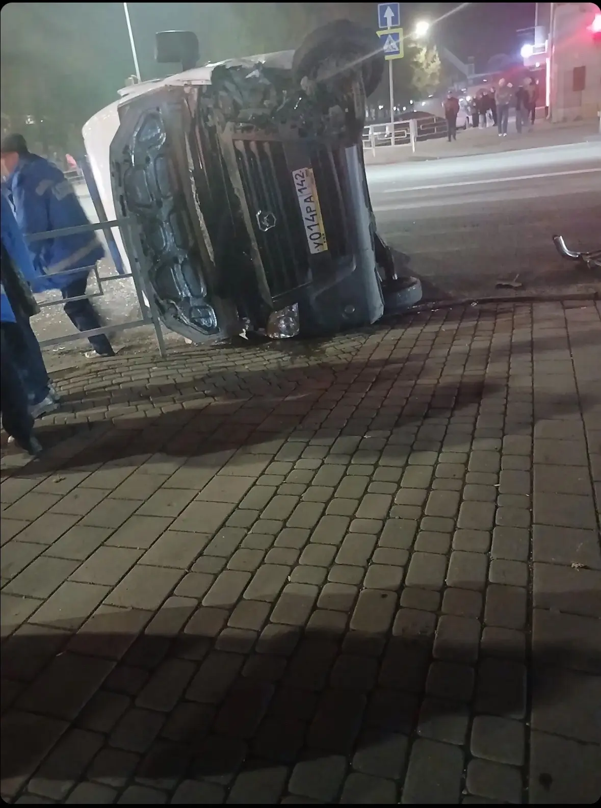 ❗️Фото с места аварии на вокзале. Есть пострадавшие.