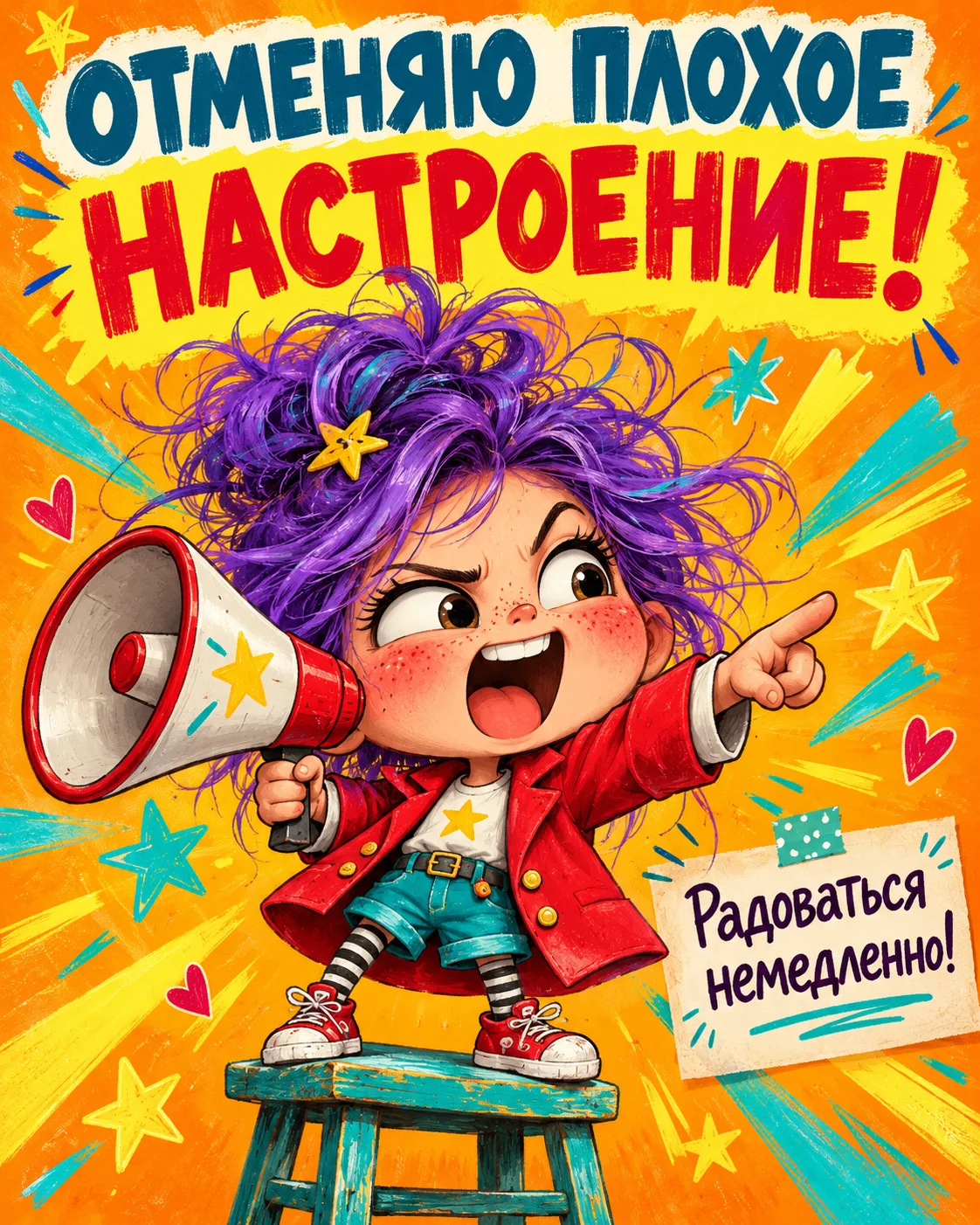 😎 Сегодня принимаю только хорошие новости, приятные сюрпризы и комплименты! Жалобы и п...