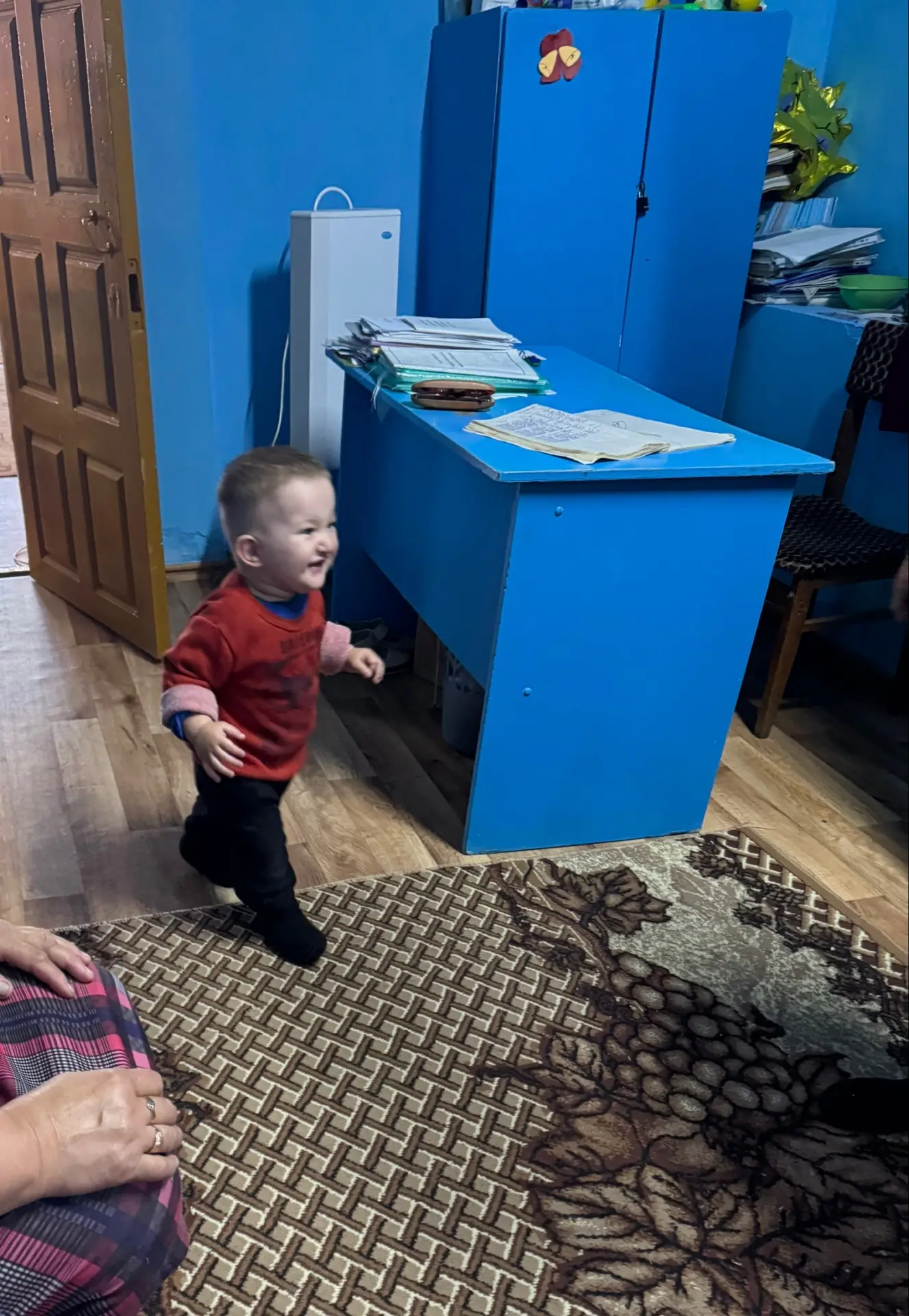 Такой радостный атаһына китеп бара бәпесем 😃🥰❤️