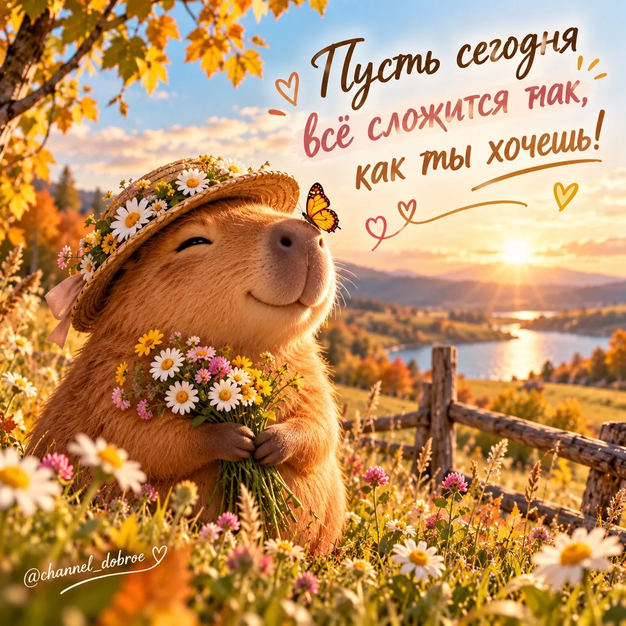 🌼Пусть сегодняшний день приятно удивит тебя! Пусть задуманное получается, нужные возмо...