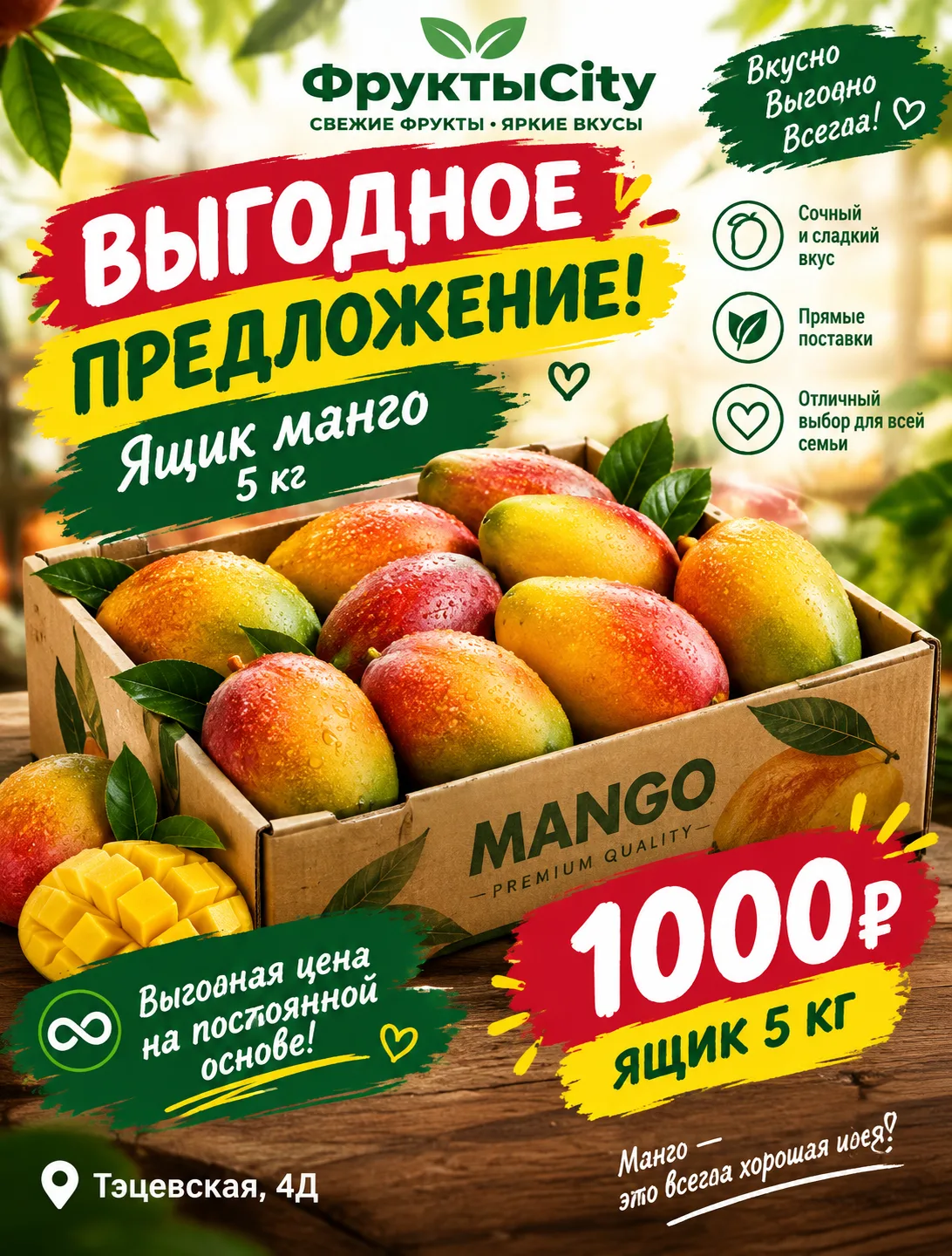 🥭🔥 ДРУЗЬЯ, У НАС НОВОЕ ВЫГОДНОЕ ПРЕДЛОЖЕНИЕ! 🔥🥭