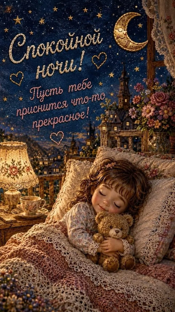 Пусть тебе приснится что-то прекрасное!