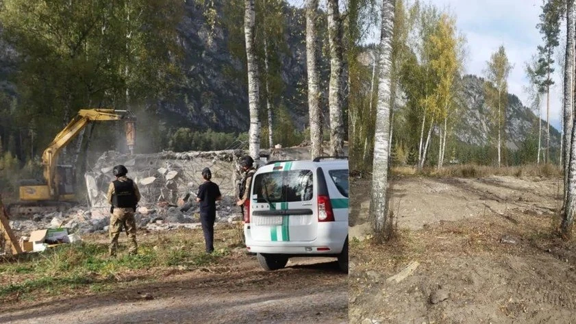 В Майминском районе Республики Алтай москвичку заставили снести самострой, возведенный ...