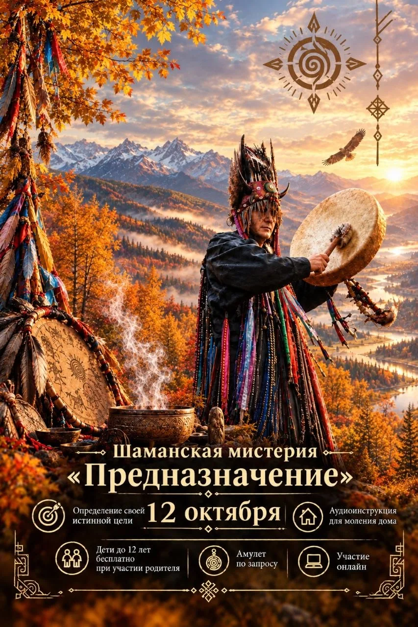 12 сентября - мистерия 'Предназначение", когда 13й год подряд Карагай обращается к роду...
