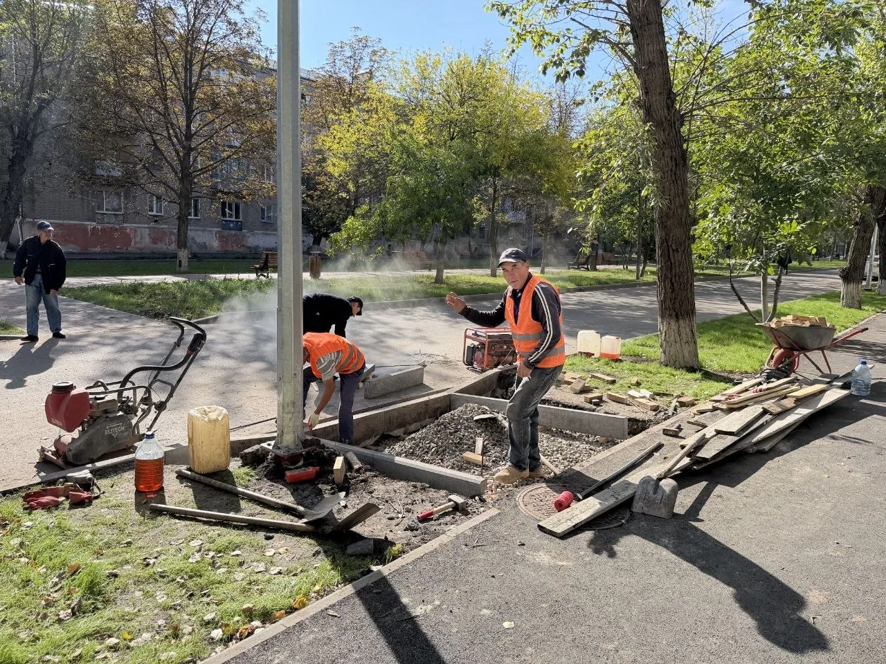 В Молодогвардейске обустроят дополнительные пешеходные дорожки
