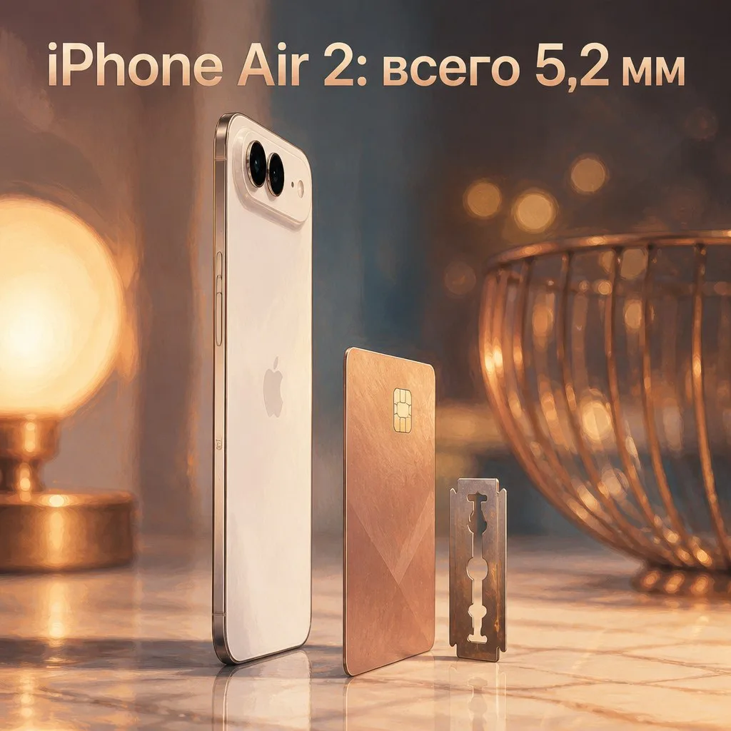 iPhone Air 2 станет ещё тоньше