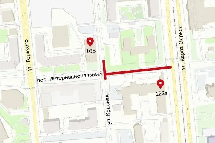 Проезд закрыт