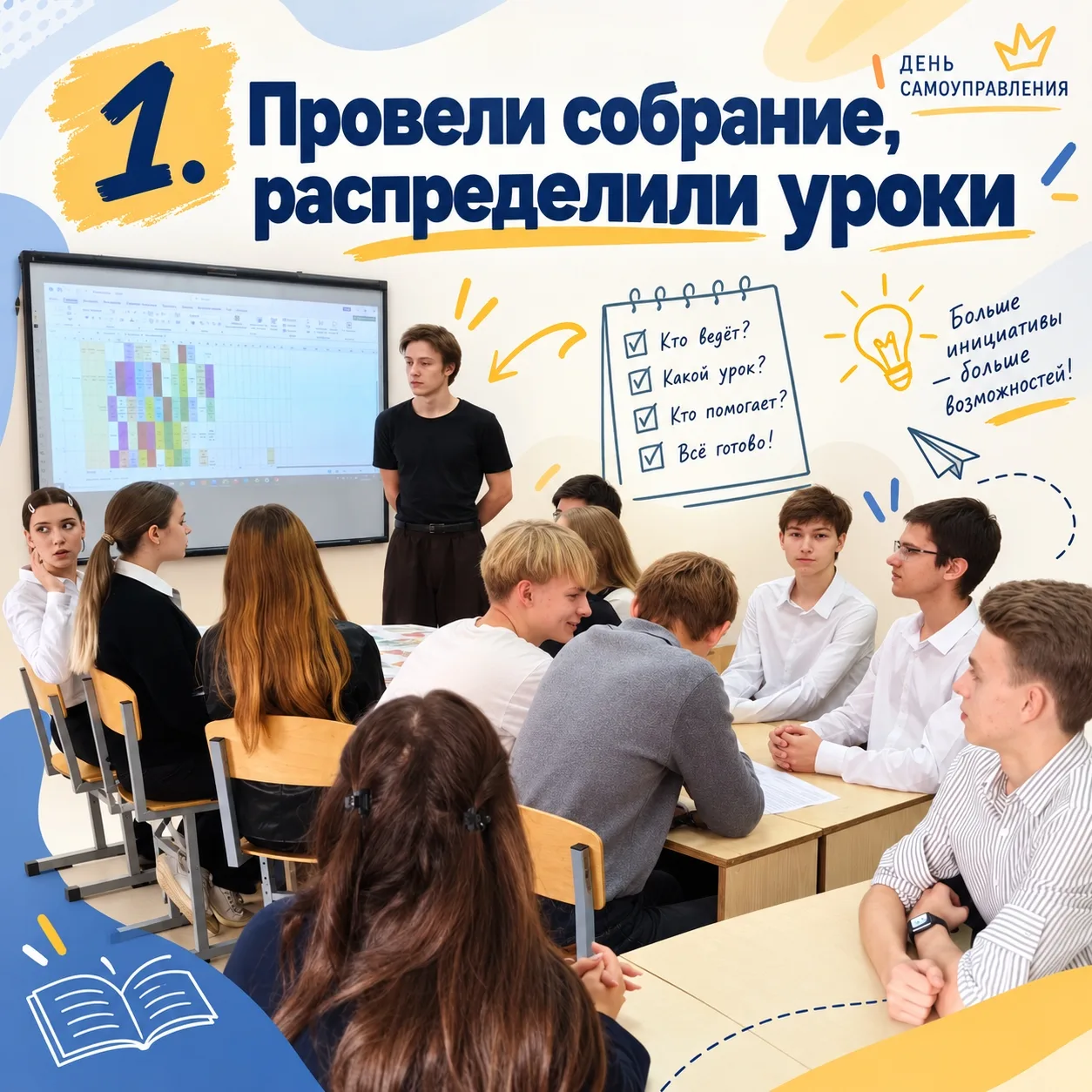 😉🎓День ученического самоуправления — «День дублёра»