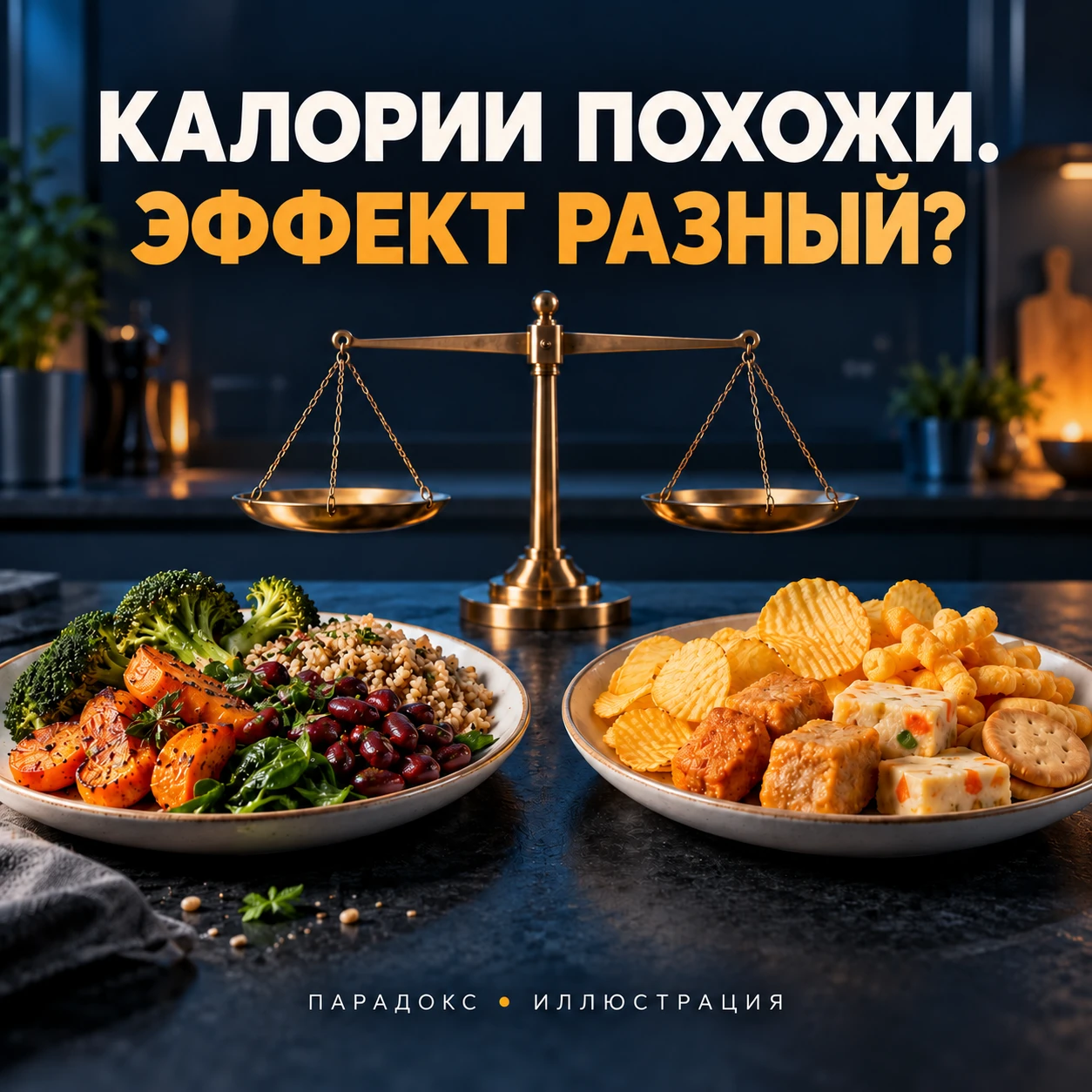 🍽️ Мы считаем калории. А еда меняет то, сколько мы съедим