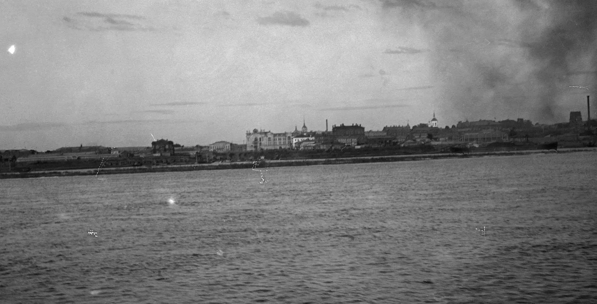 Вид на Томск с левого берега Томи. Фото В.А. Обручева. НТБ ТПУ