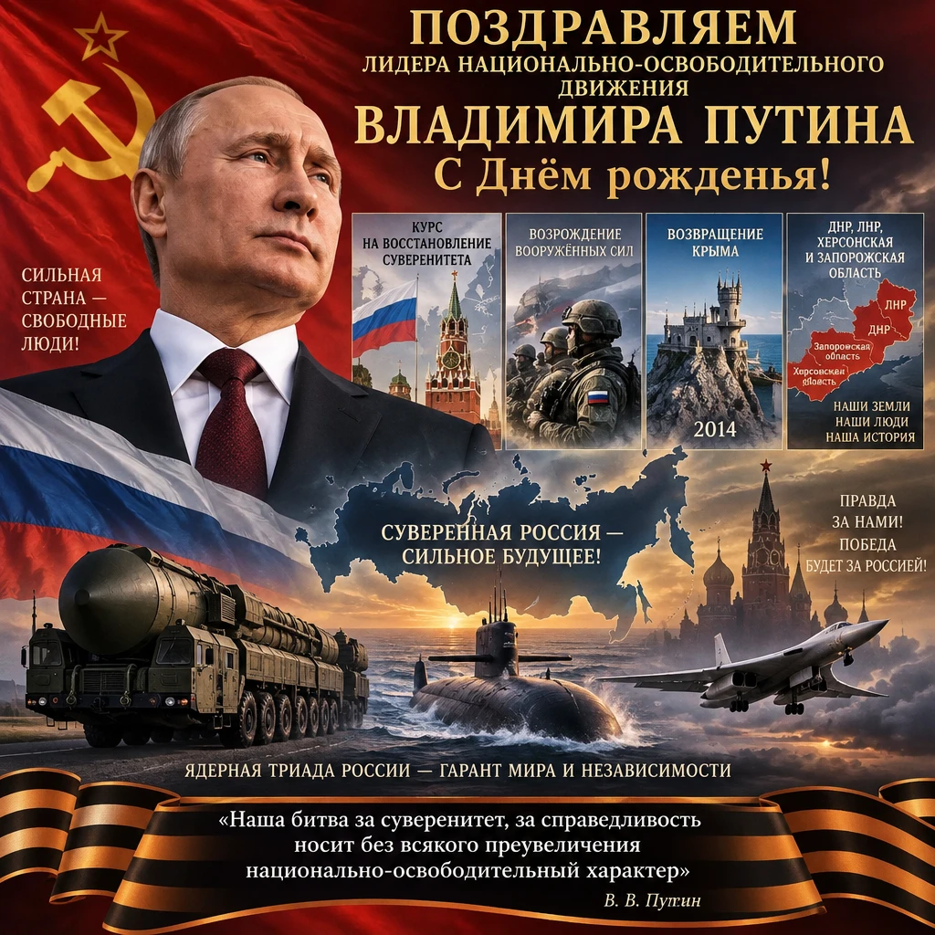 Владимир Владимирович, с Днём рождения!