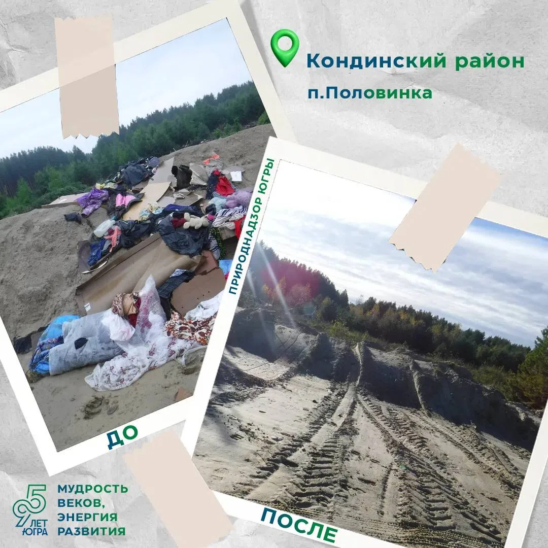 В Половинке убирают два участка