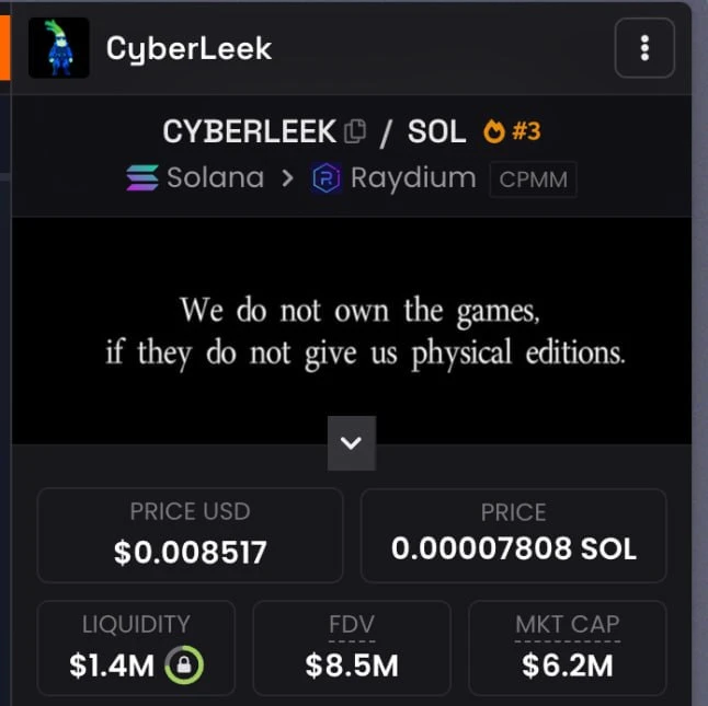 🔞 ГОЛАЯ ЛЮСИЯ ВСЁ ТАКИ БУДЕТ! Капитализация коина Cyberleek выросла до $6.2 млн и пока...