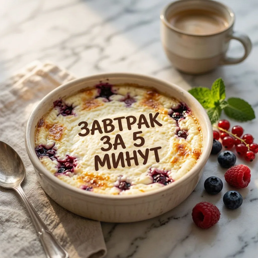 Запеканка за 5 минут: без духовки и лишней посуды 🍮