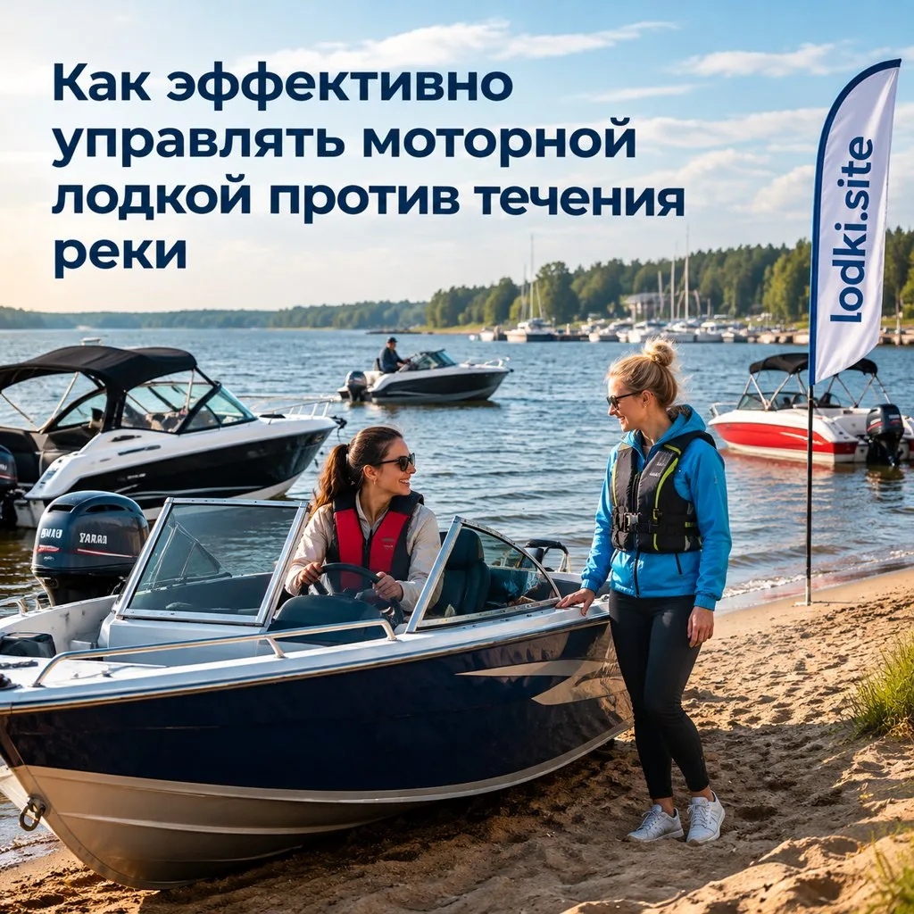 Как эффективно управлять моторной лодкой против течения реки
