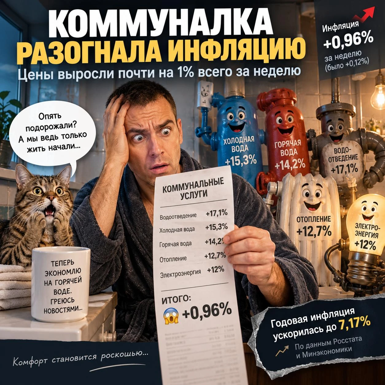 Никогда такого не было, и вот опять... инфляция рванула вверх