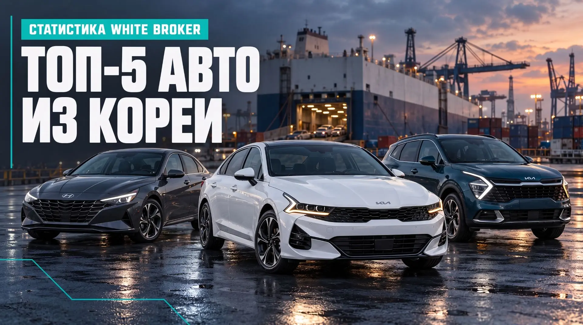 🇰🇷 Какие автомобили чаще всего везут из Кореи