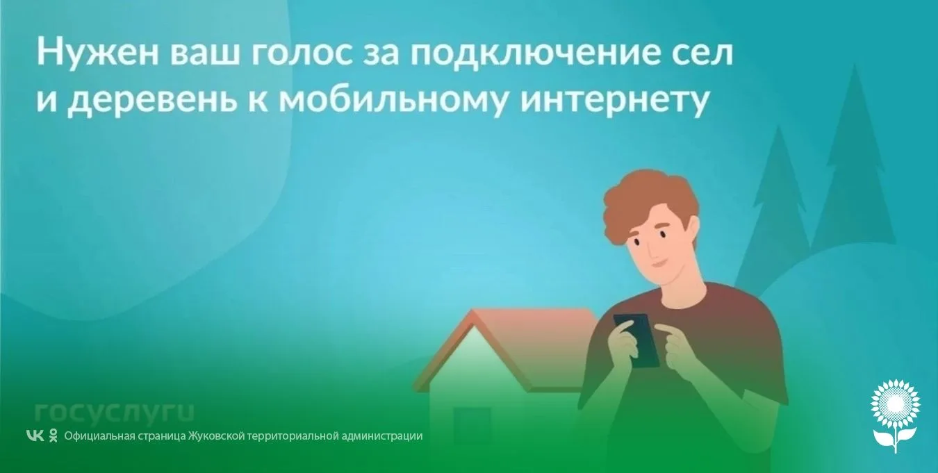 Голосование за подключение малых населённых пунктов к высокоскоростному мобильному инте...